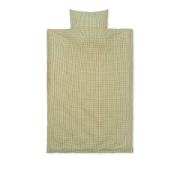 ferm LIVING - Check Bedding 140x200 Lemon/Olive