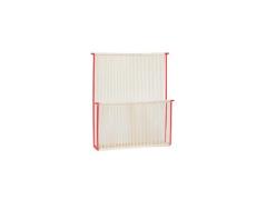 Hübsch - String Wall Magazine Holder Red/White