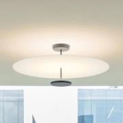 Vibia Flat LED-loftlampe, 2 lyskilder Ø 90 cm hvid