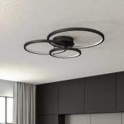 Trio WiZ Aaron smart LED-loftlampe, antracit