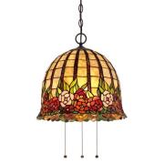 Blomster udformet Tiffany-pendellampe Rosecliffe