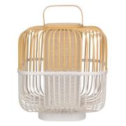 Forestier Bamboo Square M bordlampe i hvid