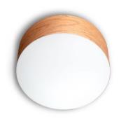 LZF Gea loftlampe 0-10V dæmpbar, Ø 20cm, kirsebærtræ