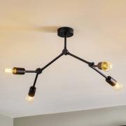 Loftlampe Twig IV, justerbar, 4 lyskilder