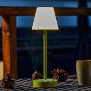 Newgarden Lola Slim LED-bordlampe, batteri, lime