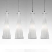 Costa Rica pendellampe, 4 lyskilder, hvid