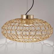 Terzani G.R.A. - oval designerpendellampe, guld