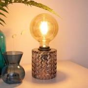 Pauleen Crystal Smoking bordlampe med glassokkel