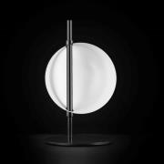 Oluce Superluna 297 LED-bordlampe, sort