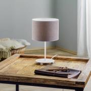 Bordlampe Pastell Roller højde 30 cm grå