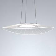 LED-pendel Vela, hvid, oval, 59 cm x 43 cm