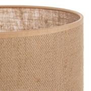 Jute lampeskærm Ø 25 cm, højde 18 cm, beige