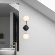 PR Home Sigma D LED-væglampe 2 lyskilder sort/opal