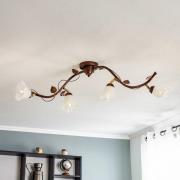 Loftlampe Siena florentinsk stil buet 4 lyskilder