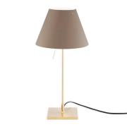 Luceplan Costanzina bordlampe messing nougatbrun