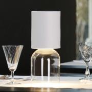 Luceplan Nui Mini bordlampe med batteri IP54, hvid