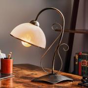 Antica bordlampe i landlig stil, enkelt flamme