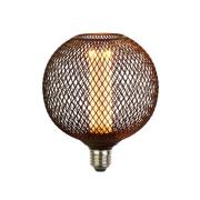 E27 LED-pære Mesh 3,5 W 1.800 K Ø12cm sort