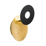LED-væglampe Hennes, Ø 18 cm, guld/sort