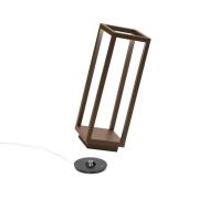 Zafferano Home LED-lygte med batteri, IP54 corten