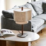 MARKET SET Pebble tekstilbordlampe, creme