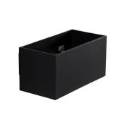 Euluna Elestren væglampe, kantet, sort