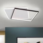 Emanuel LED-loftlampe, hvid/sort