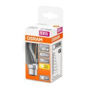 OSRAM LED-dråbepære B22d 4W 2,700K klar