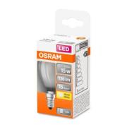 OSRAM Classic P LED-pære E14 1,5 W 2.700 K mat