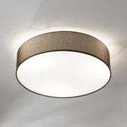 Brun loftlampe Pasteri i tekstil 57 cm