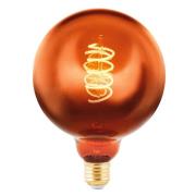 LED-globe E27 G125 4 W 2.000 K filament kobber