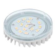 LED-pære GX53 4,9W 3.000K mat