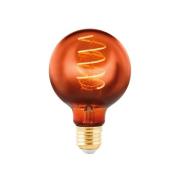 LED-globe E27 G80 4 W filament 2.000 K kobber