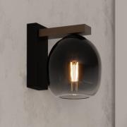 EGLO Filago væglampe af røgglas, 1 lyskilde