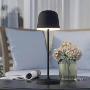 Mannera LED-bordlampe med batteri, sort