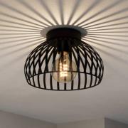 EGLO Mogano 3 loftlampe, burskærm, Ø28cm