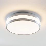 Lindby Nelia LED-loftlampe i alu, rund, 34,5 cm