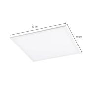 Lindby Luay LED-panel, 3000-6000K, 60 x 60 cm