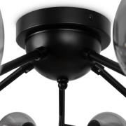 Maytoni Dallas loftlampe 20-lys, højde 25 cm, sort