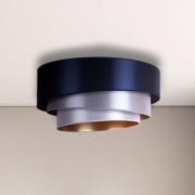 Loftlampe Trio Ø 60 cm, marineblå/sølv/hvid/guld