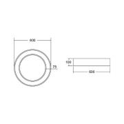 BRUMBERG Biro Circle Ring, Ø 60 cm, Casambi, hvid, 830