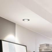 Arcchio LED-downlight Zarik, sort, 4.000K