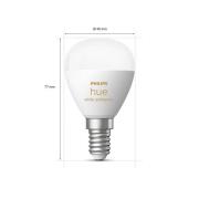 Philips Hue White Ambiance dråbe E14 5,1 W, 470lm