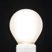 LED-pære E14 G45, mat, 6W, 2.700 K, 720 lm, dæmpbar