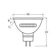 OSRAM LED-reflektor GU5.3, CCT, 12 V AC/DC, 5,6 W, 36°