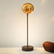 Flot bordlampe Schnecke Gold i jern