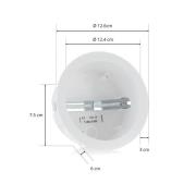 Eutrac installationspotte til body monopoint, hvid