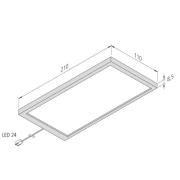 Sky LED-underskabsbelysning, 3 stk, 3.000 K, sort