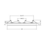 BRUMBERG Moon Midi LED-loftpanel RC CCT Ø22,5 cm