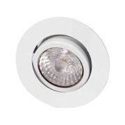 LED indbygningsspot Rico, dim to warm, hvid